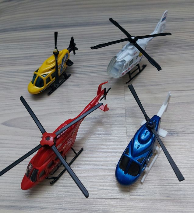 Samoloty i helikoptery - metalowe modele