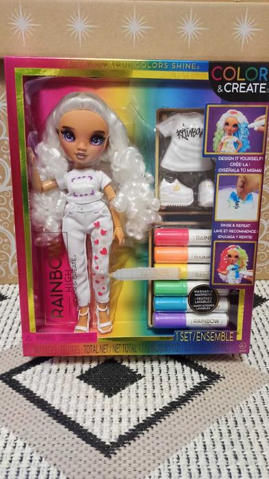 lalka Rainbow High Color & Create Fashion DIY