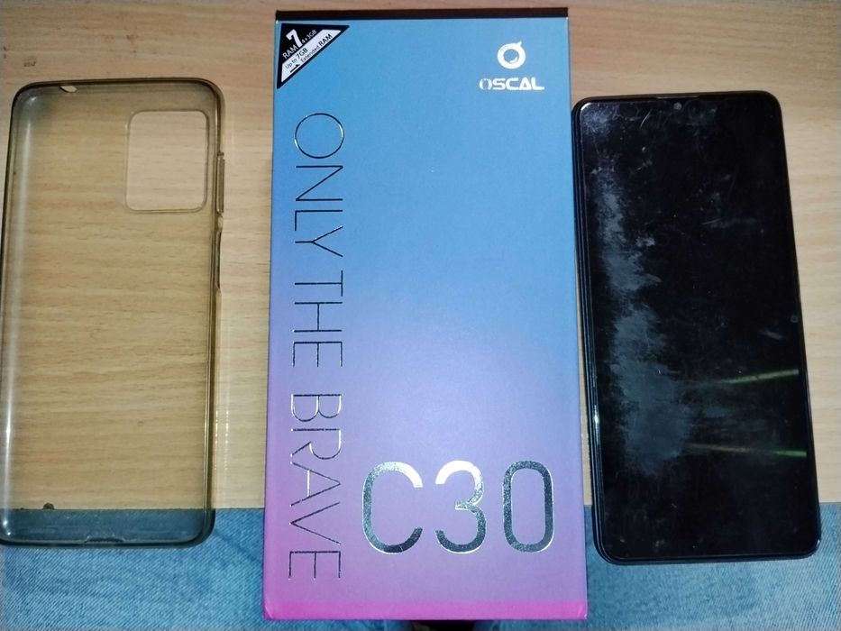 Телефон Oscal C30 Android 12, 4+2 Гб ОЗУ, 32 Гб