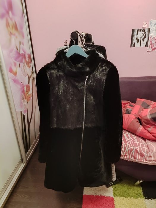 Шуба нутоновая с норкой