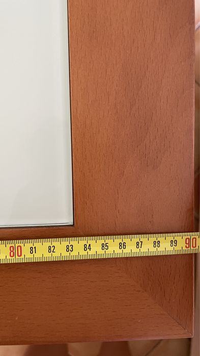 Mesa madeira de Cerejeira e Vidro