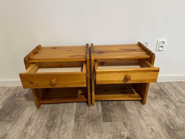 szafka nocna sosnowa 2 szt stoliki nocne