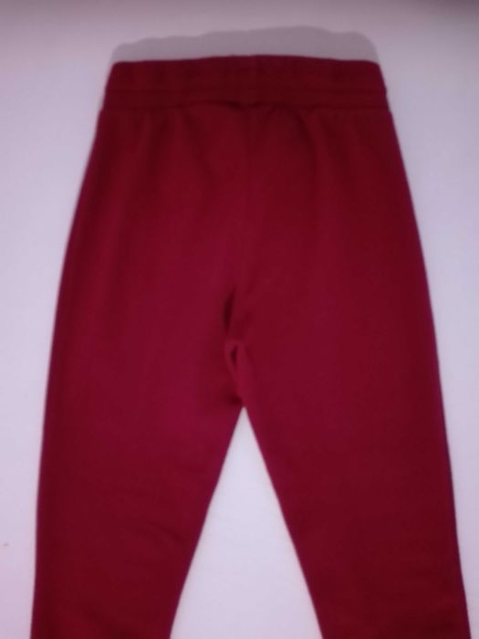 spodnie damskie bordowe polar, zimowe ciepłe, 34-36, XS/S