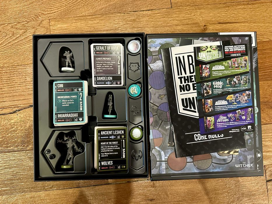 [Najtaniej] Unmatched Witcher Steel & Silver, gra planszowa