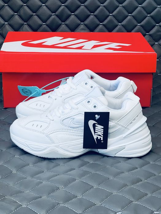 Nike air Monarch Tekno M2K all White кроссовки женские найк монарх