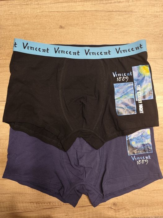 2 pary bokserek męskich z motywem Vincent van Gogh r. XXL nowe
