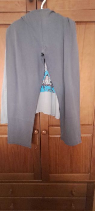 Pijama cinzento para homem