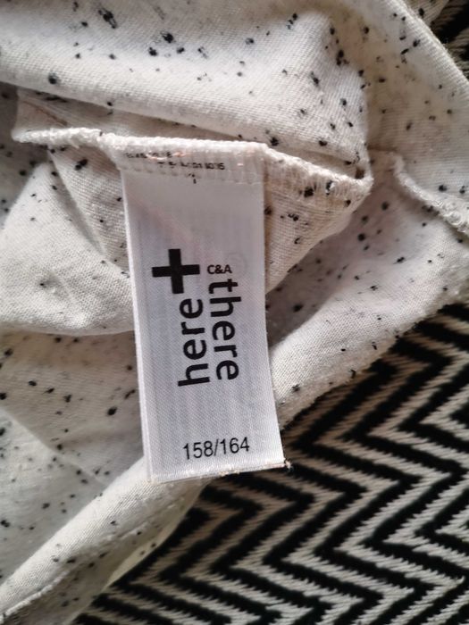 C&A szara bluzka z długim rękawem cekiny sowa r.158/164 cm 13-14 lat