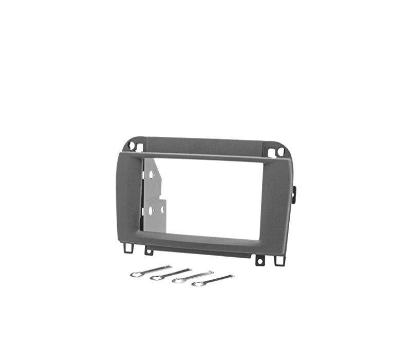 MOLDURA ADAPTADOR PRETO PARA RADIO 2-DIN MERCEDES W220 CLASE S