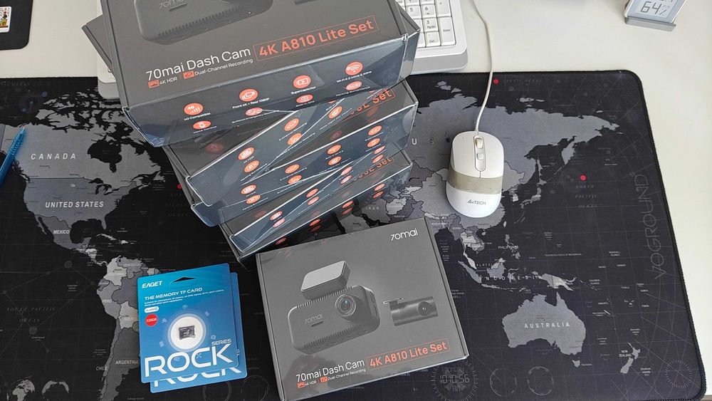 Найкращий реєстратор 70mai A810Lite SET 4K (модель 2026 року)
