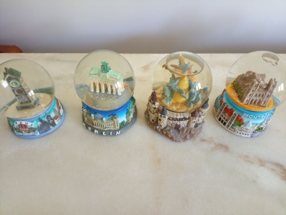 20 Globos de Neve países