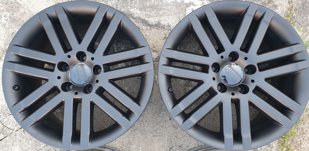 Alufelgi Mercedes 17 5x112 7.5J ET47 8.5J ET58 W204 C E Clk Slk Czarne