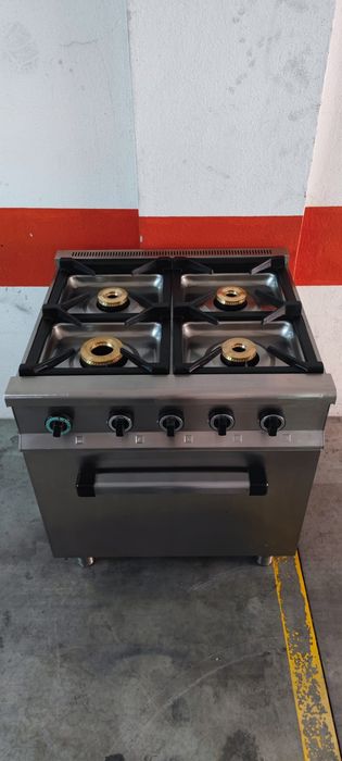 Fogão Industrial Junex 4 Queimadores + Forno | Linha 800
