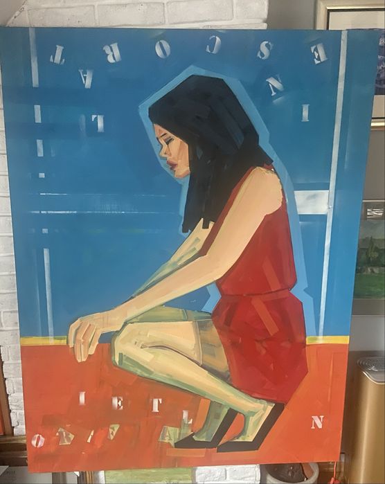 Obraz olejny 150x115, pt. „e_Lis…”