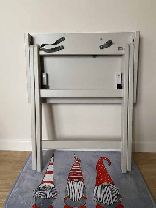 Stolik z tacą szary Ikea Maryd