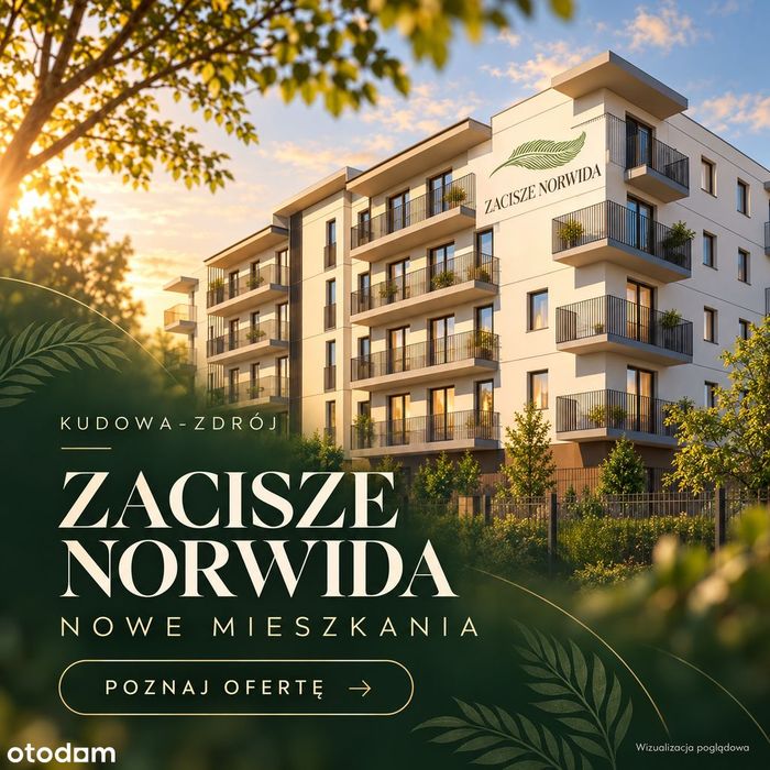 Zacisze Norwida | spokojna lokalizacja| 2 pokoje z balkonem