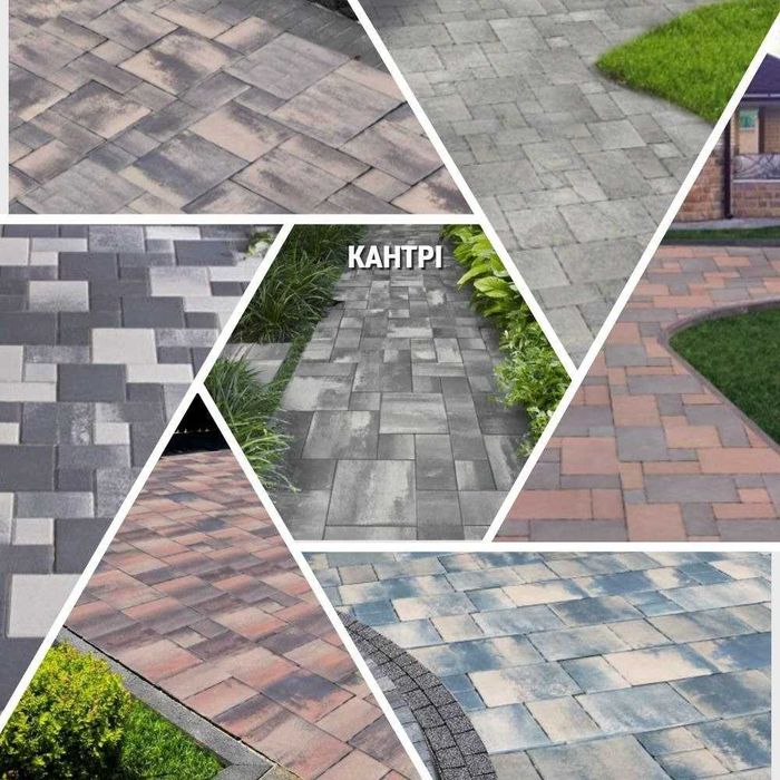 Тротуарная плитка Старый город Кантри Лайнстоун Кирпич Катушка