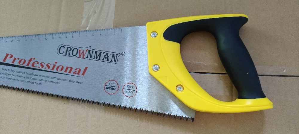 Piła Płatnica 470mm Piłka Ręczna do Drewna Drzewa z Miarką