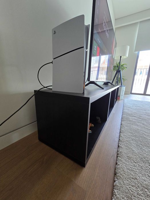 Móvel TV IKEA BESTÅ preto-castanho 180 cm - excelente estado