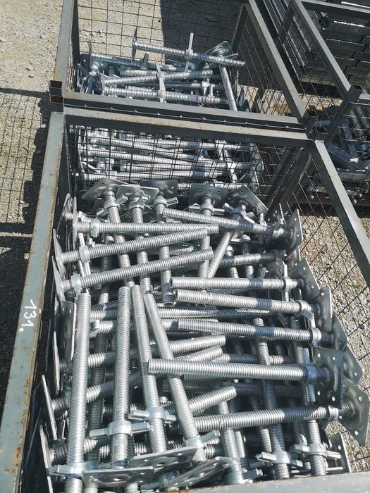 Rusztowanie elewacyjne fasadowe stalowe nowe Plettac 10x6, podest 3m