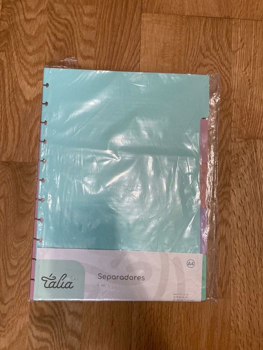 Talia Separadores para A4 Caderno Inteligente