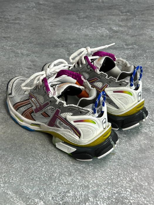 BALENCIAGA Runner кроссовки разноцветные кеди кеды кросівки сірі 42 41