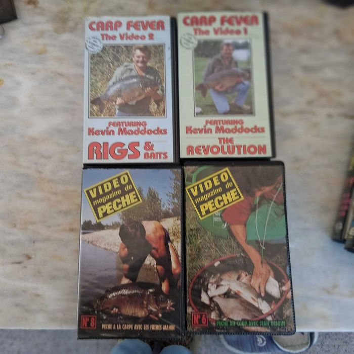video de pesca (VHS) originais