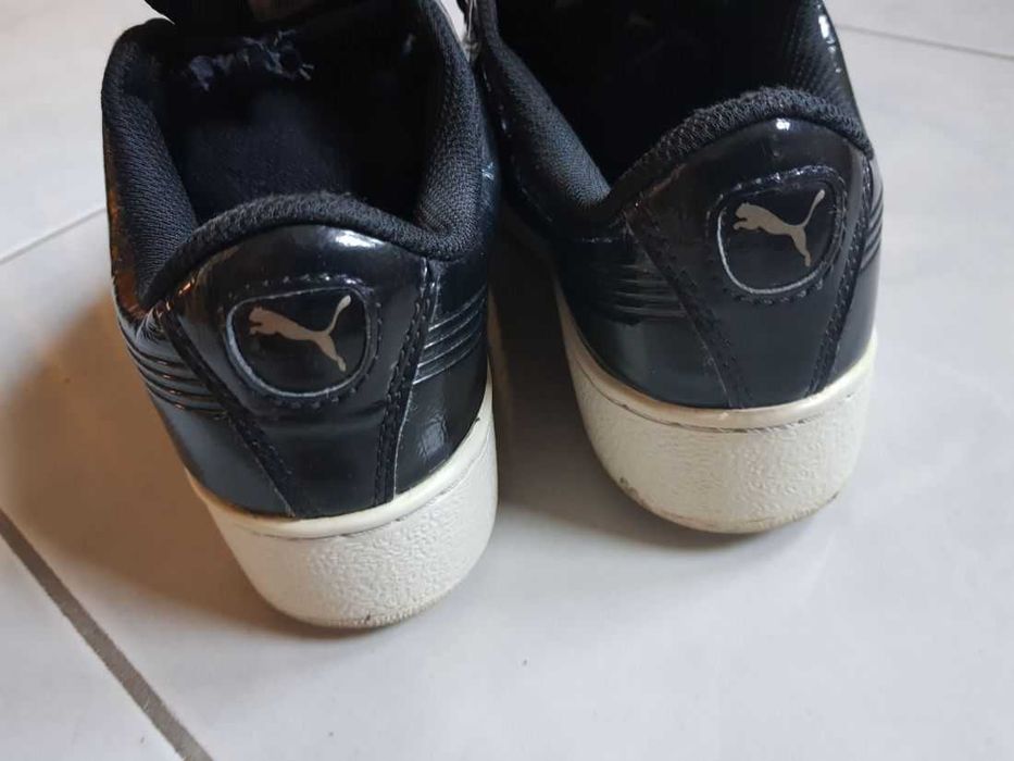 puma sportowe lakierowane sneakersy trampki adidasy