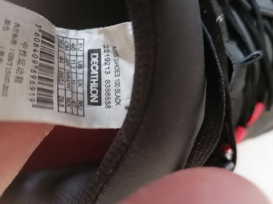 Sapatos de bicicleta de monte Tam. 44-45