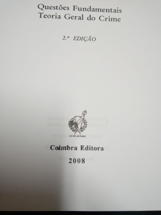 Direito Penal - Parte Geral, de Américo Taipa de Carvalho