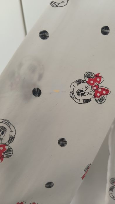 Dziewczęc biała koszula w Myszkę Minnie - Disney