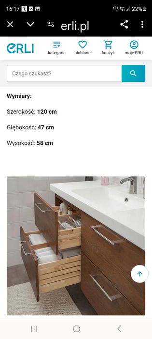 Szafka łazienkowa