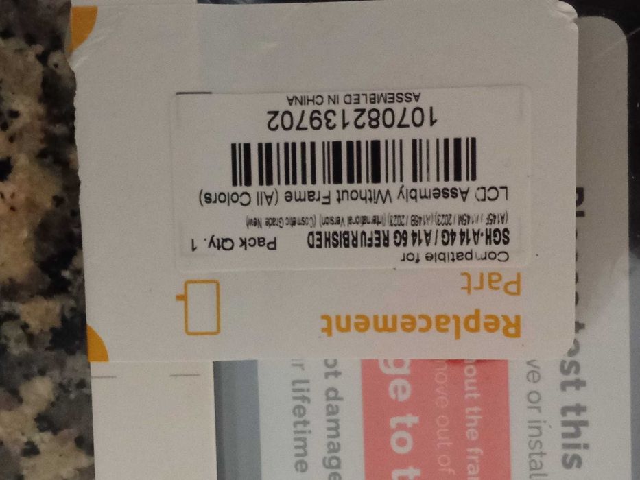 Samsung a14 4g / 5g  ecran