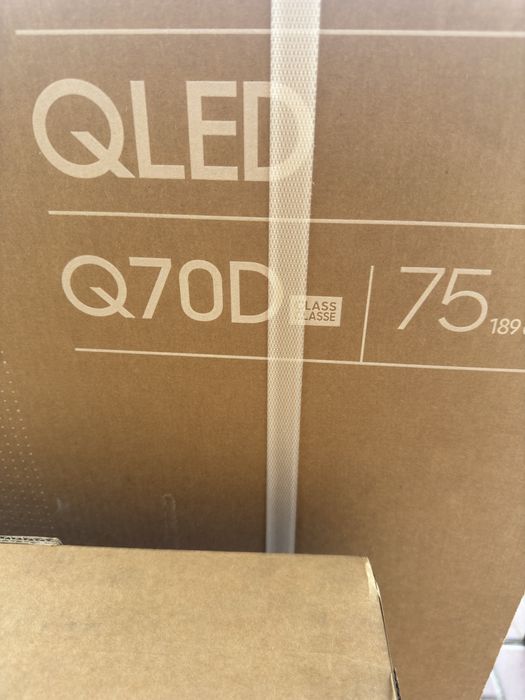 Телевізор Samsung 75q70d Qled 120 Герц Новий Гарантія 1 Рік
