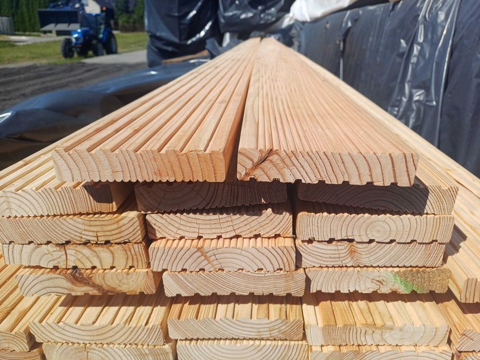 Podbitka boazeria półbal szalówka deska elewacyjna tarasowa heblowana