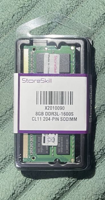 Оперативна памʼять ноутбучна(ОЗУ) ddr3 1600L на 4 гігабайти