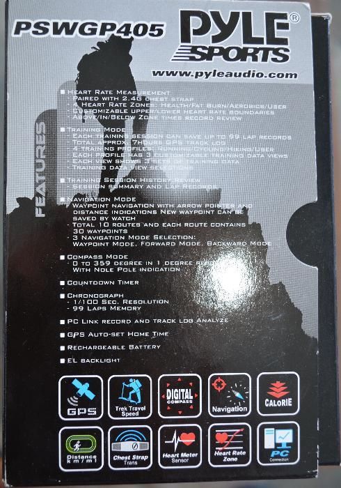 Спортивний годинник з пульсометром та GPS-навігацією