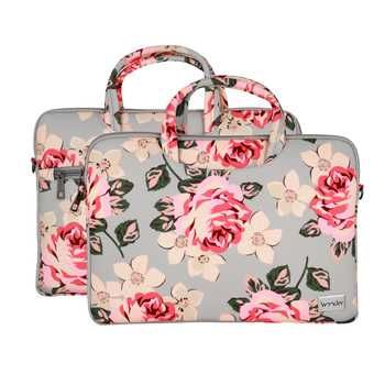 Torba Wonder Briefcase Laptop 15-16 cali szare róże