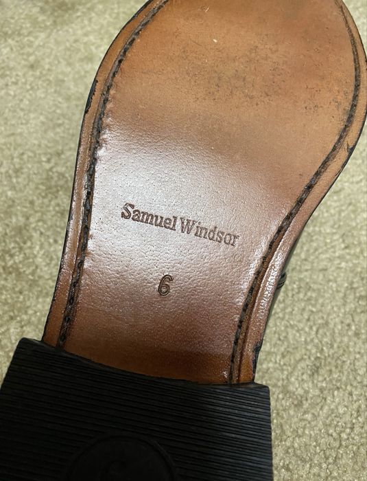 Туфлі ручної роботи Samuel Windsor нат. Шкіра 40р.