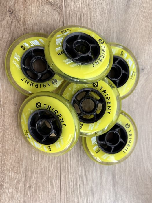 Kółka do rolek Powerslide Trident 100mm DD X-GRIP - 6 szt.