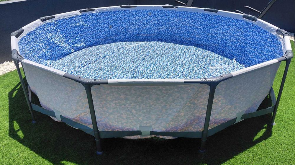 Piscina 366x76 cm Bestway Steel Pro MAX - Nunca Usada - c/bomba