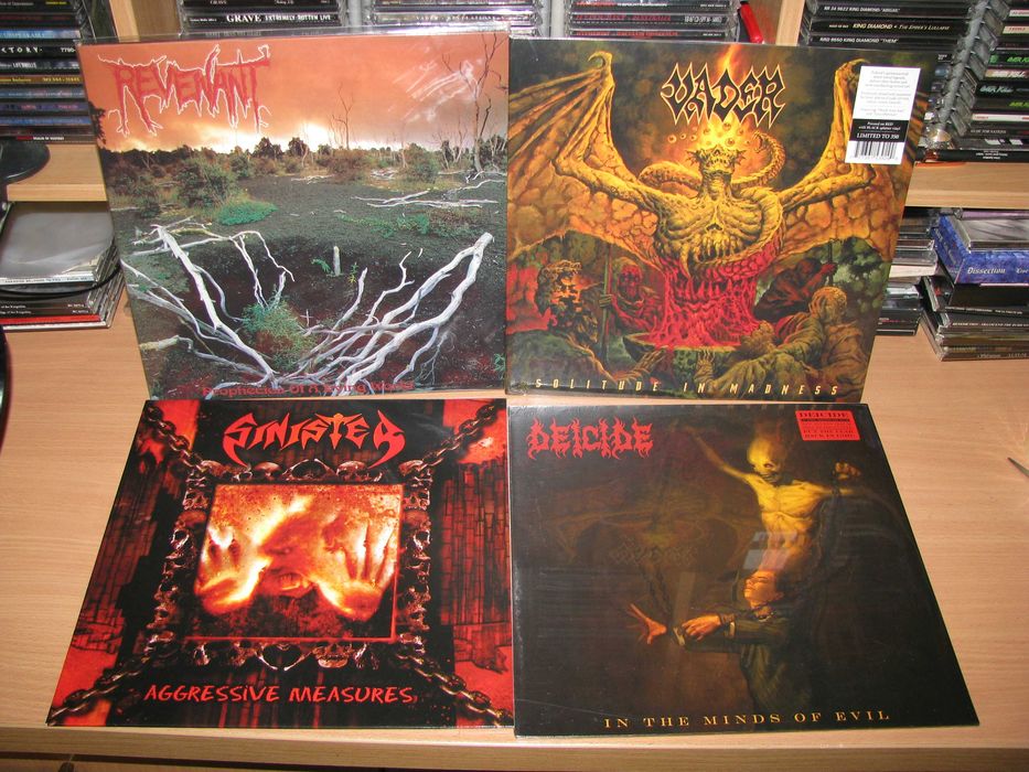 Sinister,Nuclear Assault,Ozzy ,Deicide, Pantera, Kataklysm LP  вініл