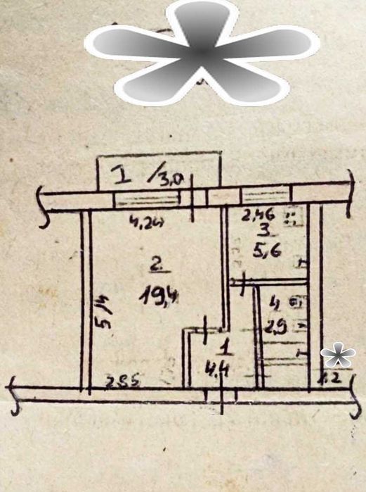 Продаю 1к. квартиру, с. Надбугское, за Варваровкой. Без комиссии. ц6