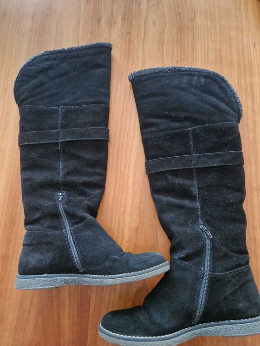 Botas de camurça pretas Liujo T35