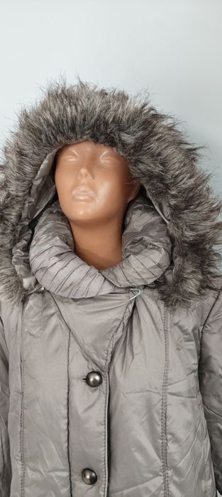 XL 42 Maria Phy siwa szara kurtka damska parka