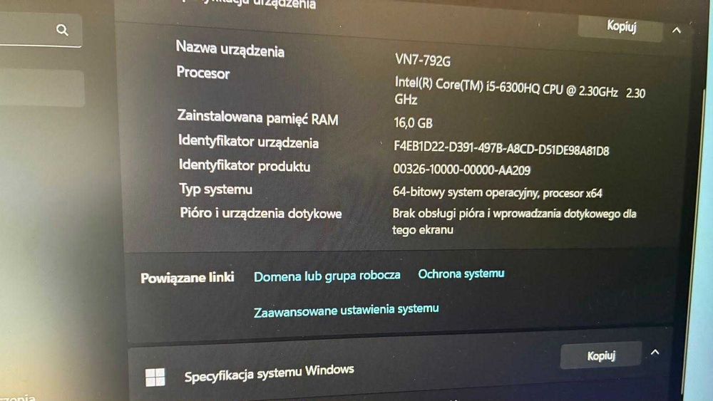 Laptop Acer Aspire V Nitro VN7-792