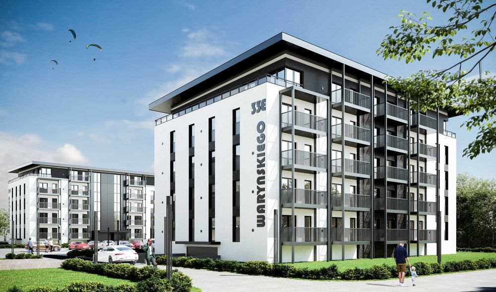 2 pokoje z dużym balkonem | 42 m² | Apartamenty „W Zdroju”