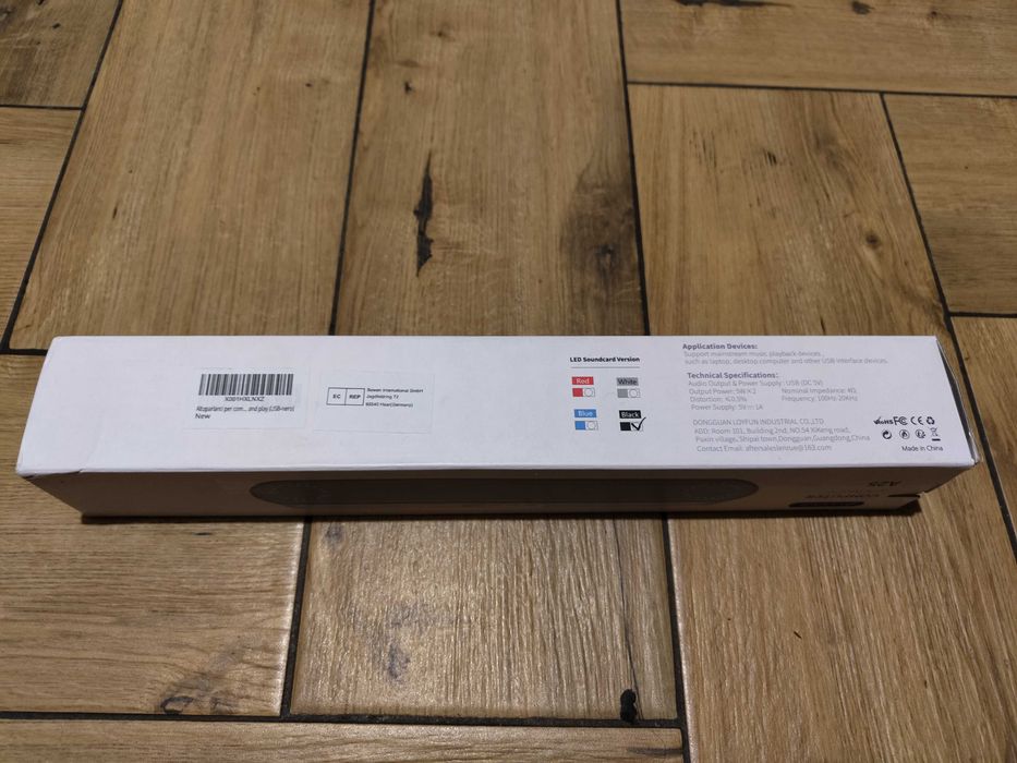 Głośnik komputerowy firmy Lenrue model A25 czarny