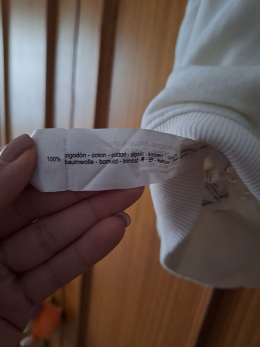 Camisola Branca ZARA T: 10 anos