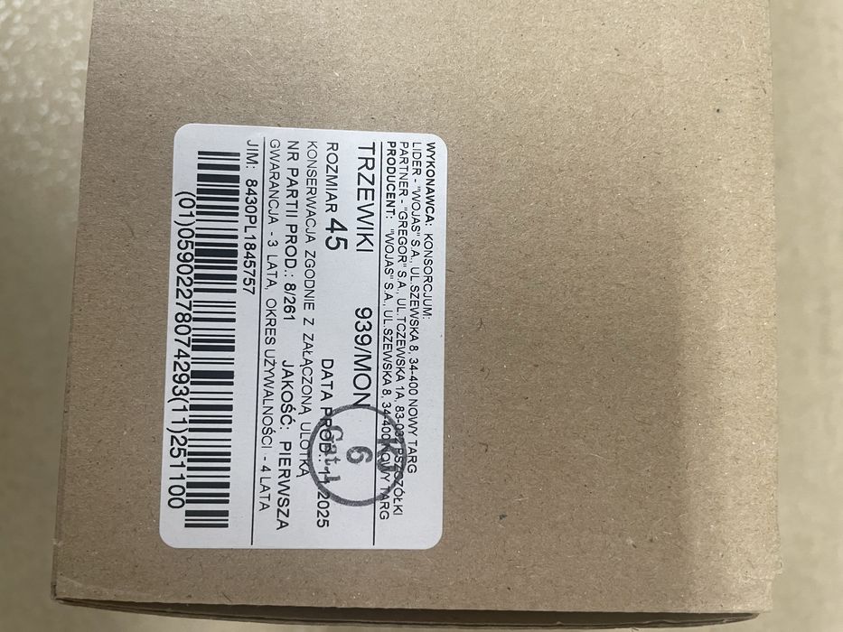 Trzewiki wojskowe WOJAS 45